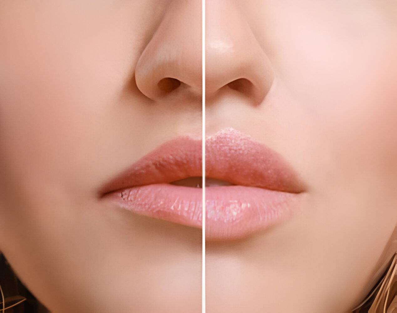 Lip Flips Before and After