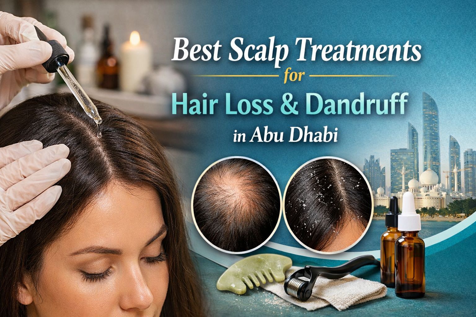 Best scalp treatments for hair loss & dandruff in abu dhabi